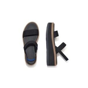 Rothy’s Pepper Lightweight Wedge Sandal Size 7 NWOB Black